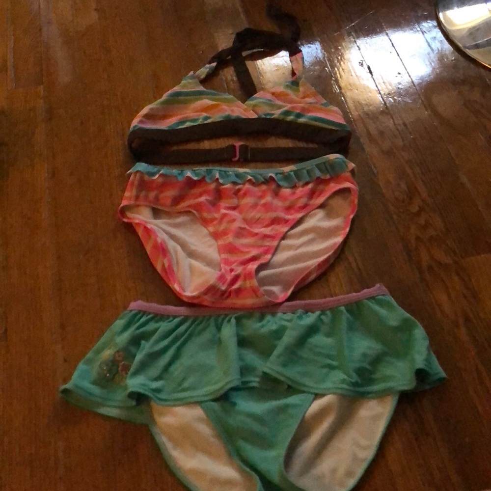 Girls Children’s Place swim suit bikini 14 16 S